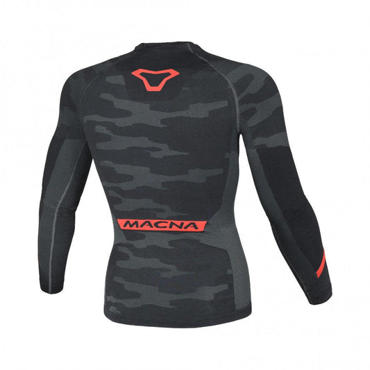 Maglia intima Macna Baselayer All Season Nero rosso - Moto Adventure