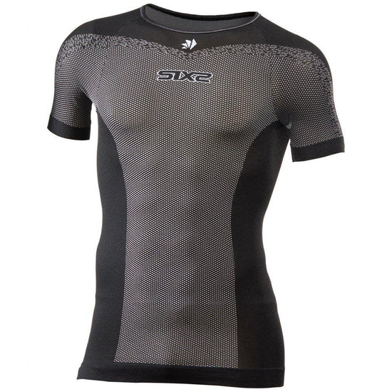 Maglia tecnica Sixs TS1L Breezy Touch Black carbon - Moto Adventure