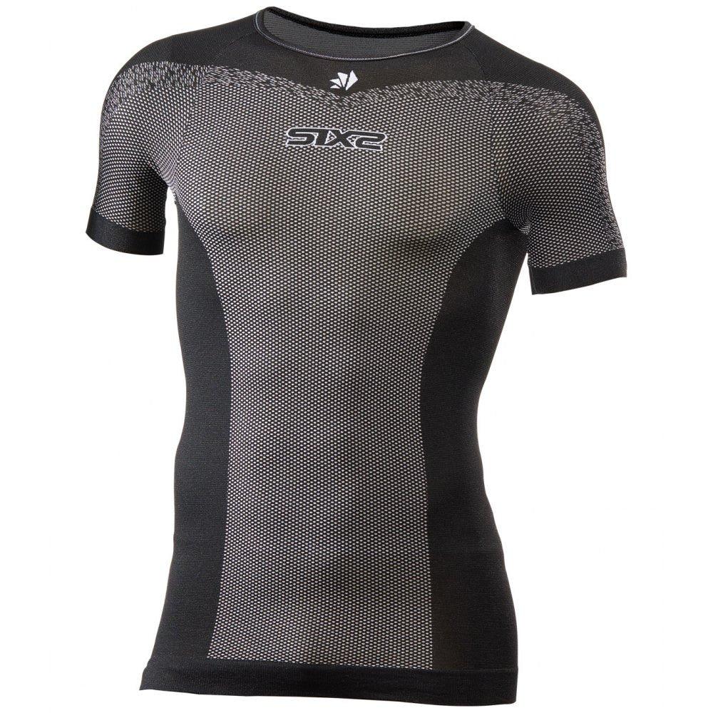 Maglia tecnica Sixs TS1L Breezy Touch Black carbon - Moto Adventure