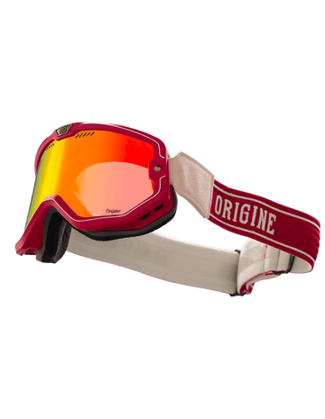 Maschera Vintage Origine Florence Radical Red - Moto Adventure