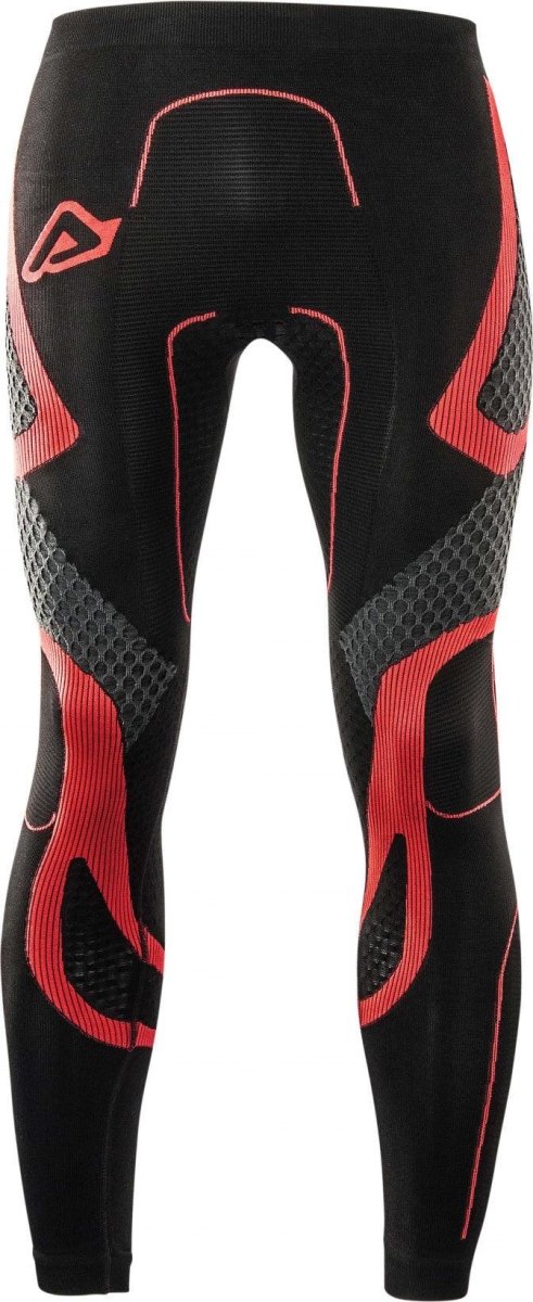 Pantaloni intimi tecnici Acerbis X - Body Winter Nero Rosso - Moto Adventure