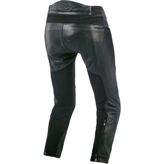 Pantaloni moto donna pelle Macna Mohita Nero - Moto Adventure