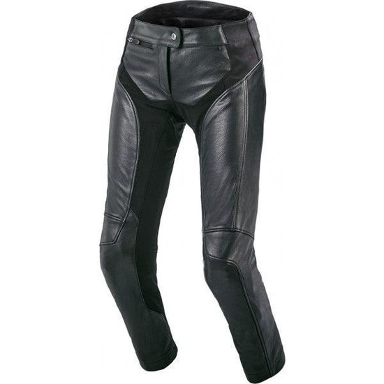 Pantaloni moto donna pelle Macna Mohita Nero - Moto Adventure