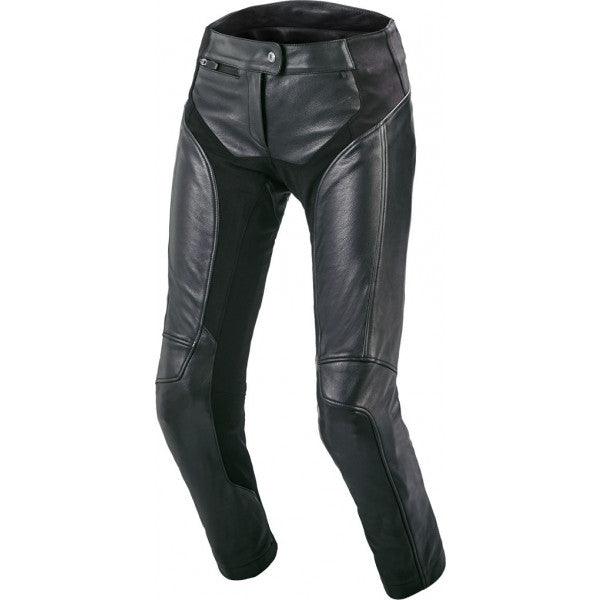 Pantaloni moto donna pelle Macna Mohita Nero - Moto Adventure