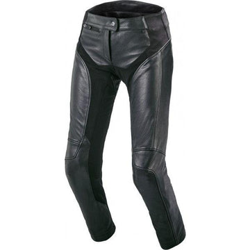Pantaloni moto donna pelle Macna Mohita Nero - Moto Adventure