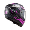 Casco Integrale LS2 FF327 CHALLENGER SOLID in fibra Titanio rosa - Moto Adventure