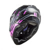 Casco Integrale LS2 FF327 CHALLENGER SOLID in fibra Titanio rosa - Moto Adventure