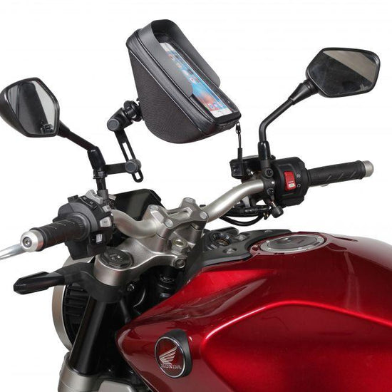 Supporto Smartphone SHAD 6,6" WITH POCKET 180 x 90 mm - Specchietto - Moto Adventure