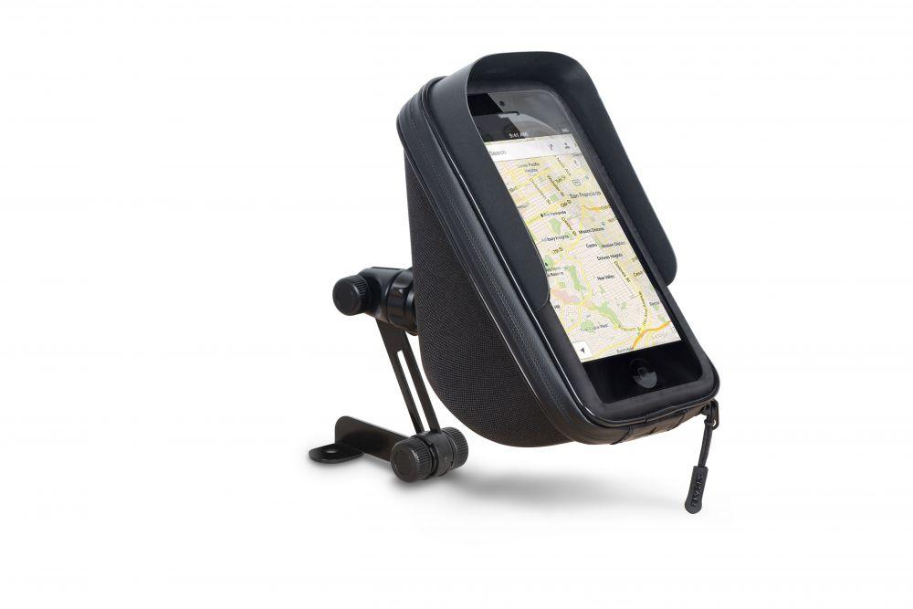 Supporto Smartphone SHAD 6,6" WITH POCKET 180 x 90 mm - Specchietto - Moto Adventure