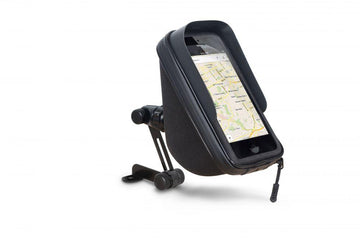 Supporto Smartphone SHAD 6,6" WITH POCKET 180 x 90 mm - Specchietto - Moto Adventure