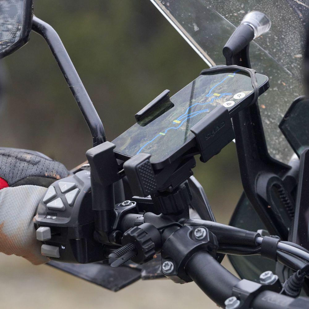Supporto Smartphone SHAD X - FRAME PER MANUBRIO - Moto Adventure