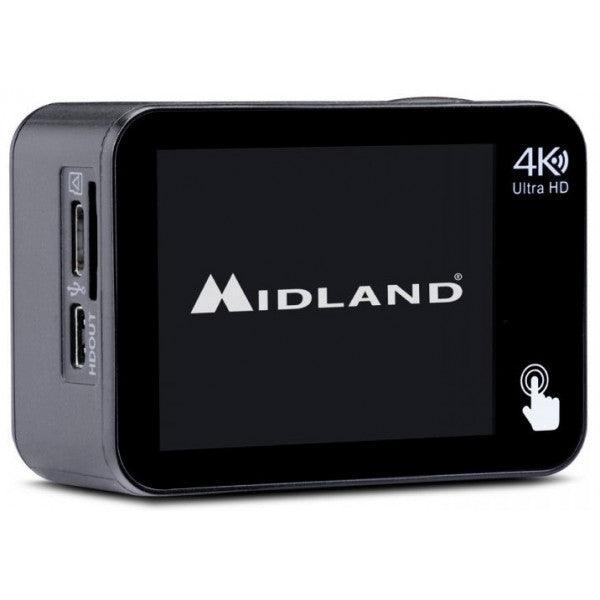 Videocamera Action cam Midland H9 pro 4K - Moto Adventure